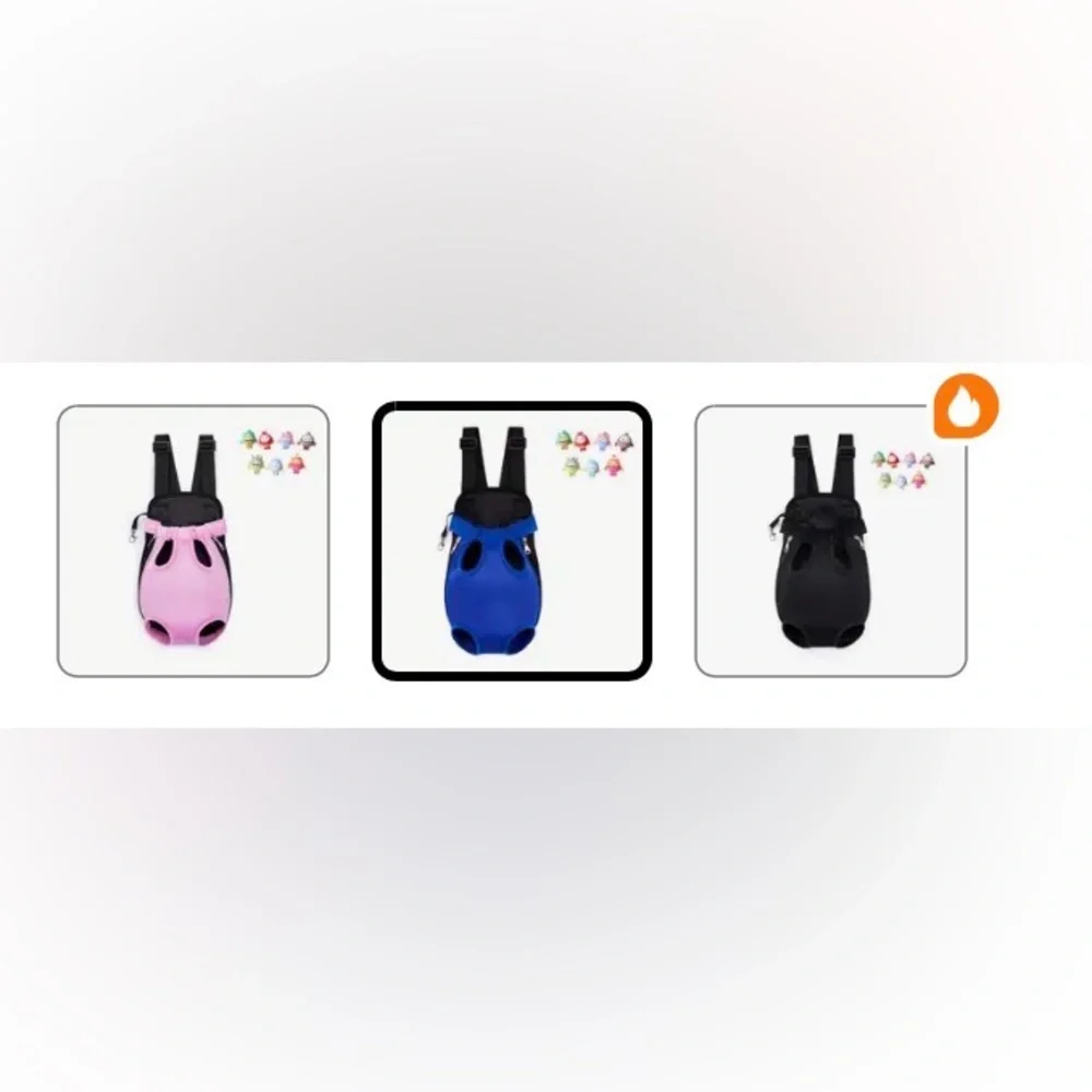 Portable Pet Backpack, Comfortable And Breathable Fabric Pet Backpack, NWT